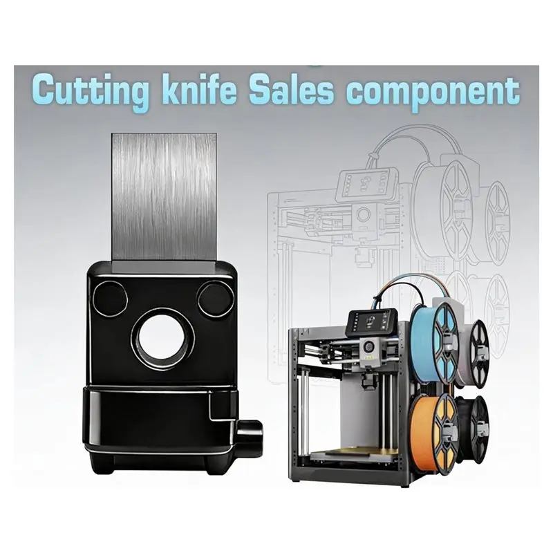 AT82-Filament Cutter Blades 4Pcs For Flashforge AD5X Extruder Hotend Nozzle Print Head Scraper Module Prevent Clogs & Print Defe