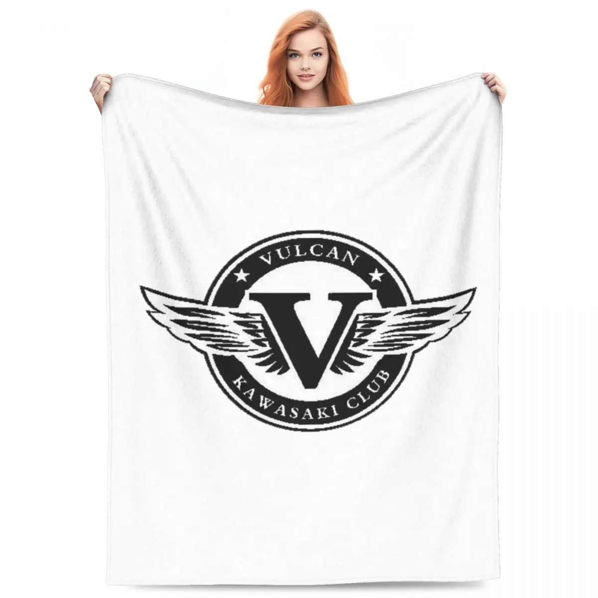 

Vulcan Motorcycle Modren Blankets Fleece Sofa Breathable Throw Blankets for Couch Bedding Travel Throws Bedspread Quilt