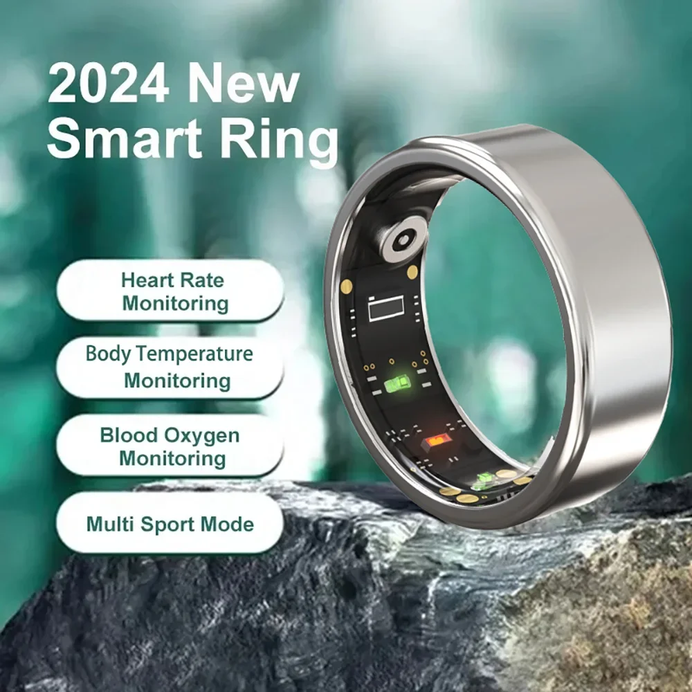 

Original Smart Health Ring Heart Rate Sleeping Monitor Digital Ring Sport Pedometer Fitness Tracker for Android IPhone Men Women