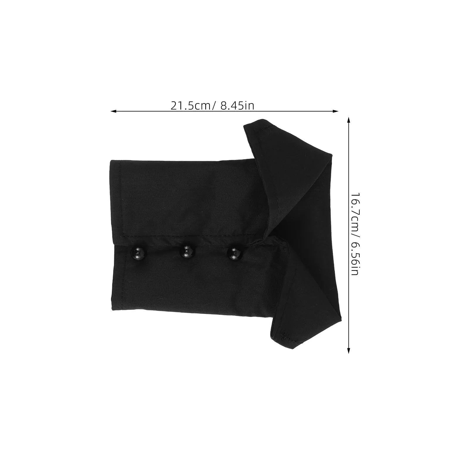 1Pair Cotton Fake Wrist Cuffs Detachable Breathable Shirt Sleeve Accessories for Women Professional Suits Decorative False