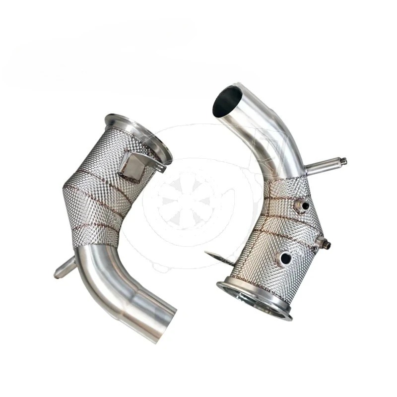 

Exhaust Catted Downpipe for Por sche 992 3.0L DFI 2020 SS304 with Heat Shield