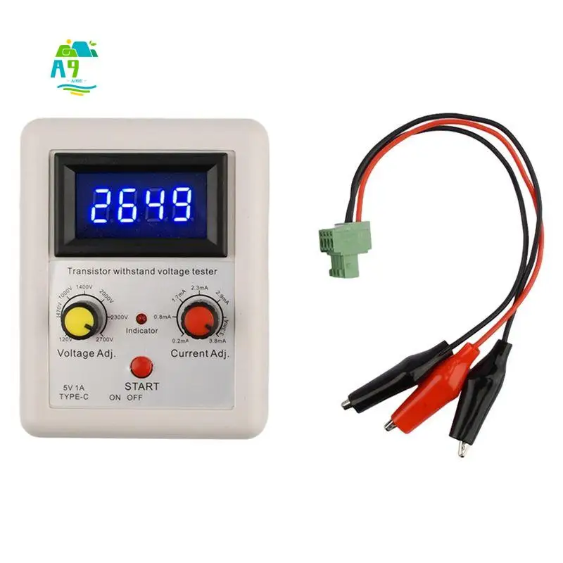 Testeur de capacité de tension A09E-IGBT pour transistors, diodes, MOS, triodes, LED, outil de test de capacité de tension 120-2700V, durable (norme bleue)