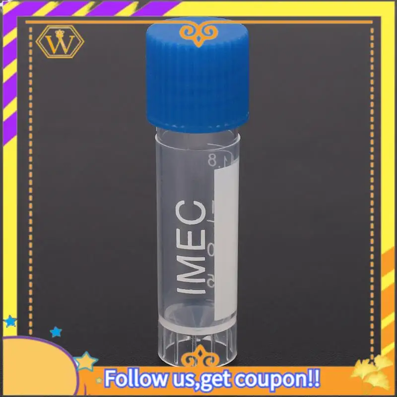 

A01K-300Pcs 1,8 мл пластиковая градуированная криовиальная пробирка 0,063 унции образец пробирки с уплотнительной крышкой