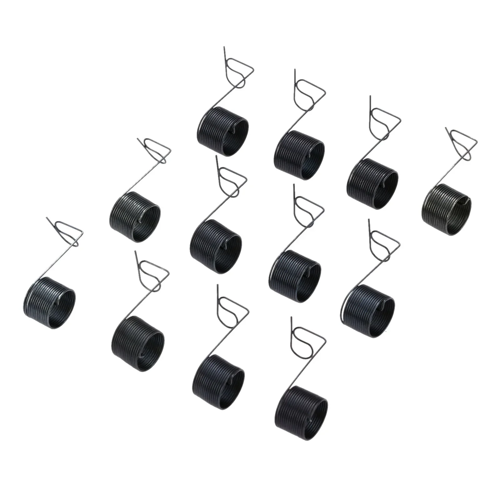 20 Pcs 10*7mm Metal Thread Tension Clamp Springs Fit for Old Household Sewing Machine Home Sewing Tools & Accessory Black