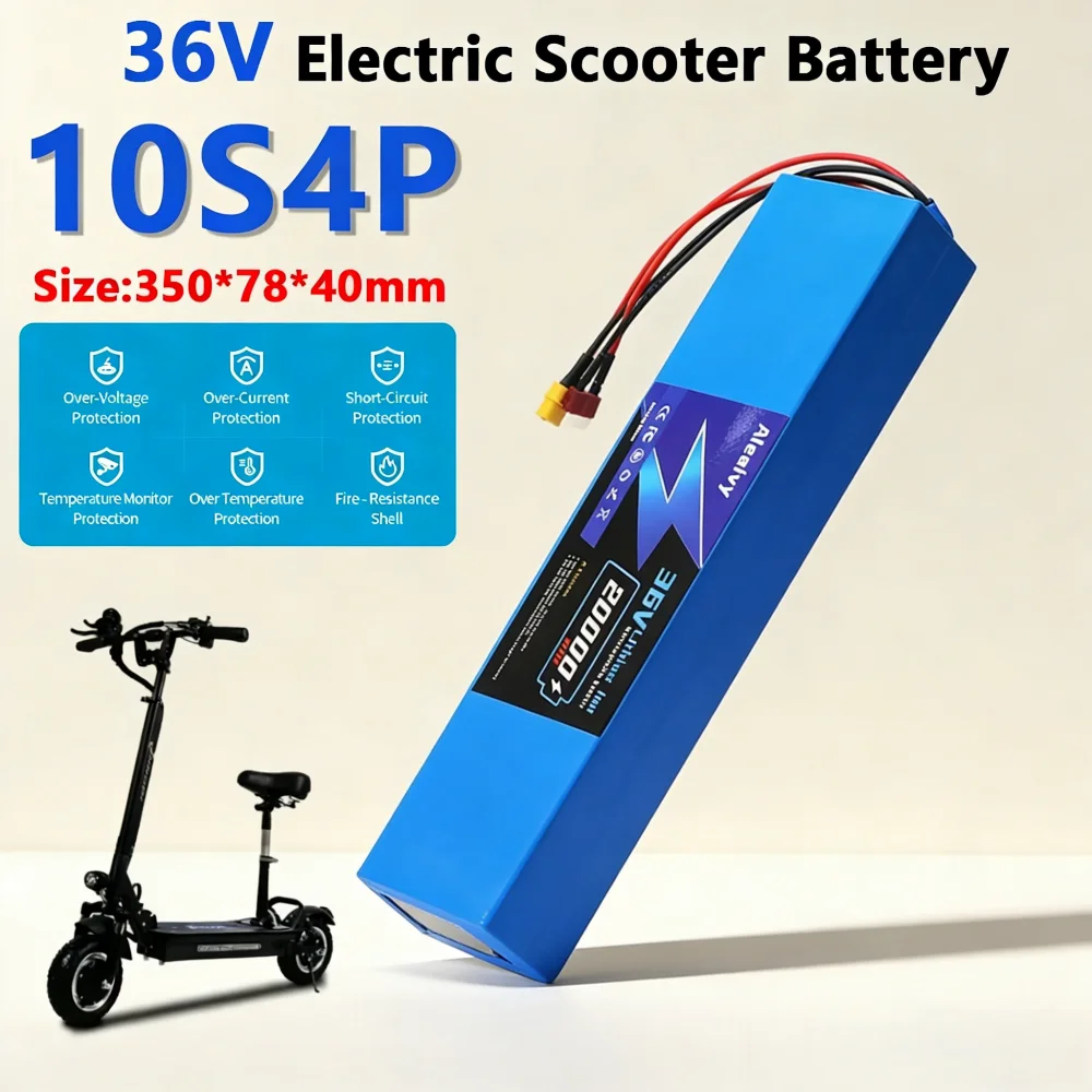 36V 20AH 10S4p 18650 lithium-ion battery pack electric commuting tool 300W-700W battery replacement