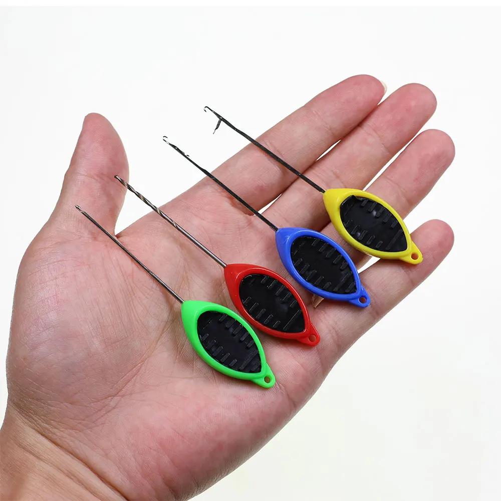 5-teiliges Karpfenangelköder-Nadelset aus Edelstahl, Köderbohrer, Pop-Up-Boilie-Rigs, Spleißnadel, Werkzeug zur Herstellung von Karpfenhakenverbindungen – Detail 7