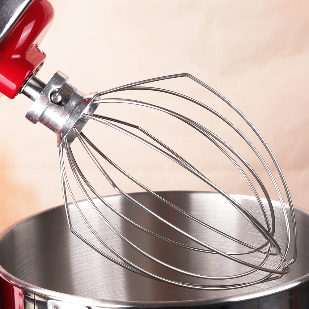 KN256  Steel Wire Whip for Bowl-Lift Mixer 6 Quart Bowl, 6 Wire Whisk Fits for Professional 600, KP26M1X,KD2661X,KP2671