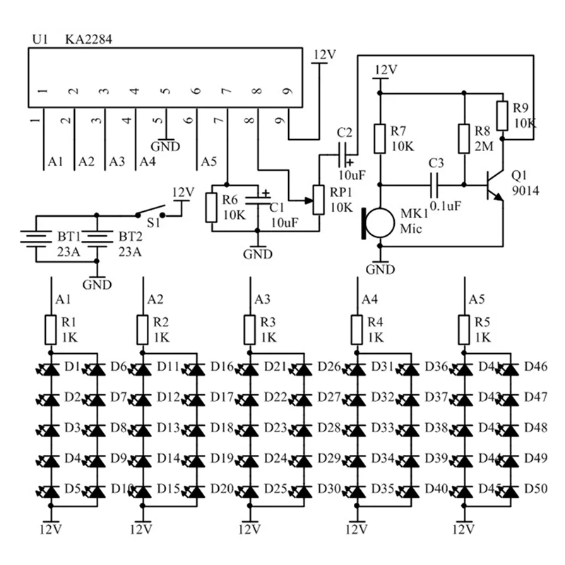 A61Z Deals Light Up Glasses Soldering Practice Kit Sound Activated LED Eyeglasses DIY Electronics Kit For Learning Project