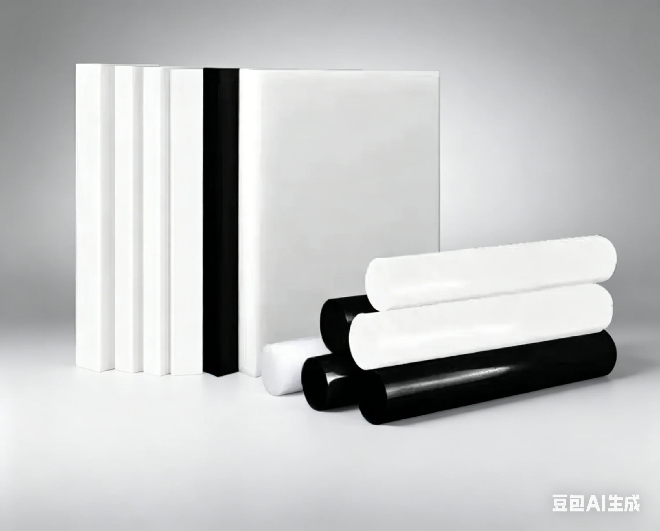 

POM Sheet 2-20mm Thickness White Black Hard Plastic Board for CNC Engraving