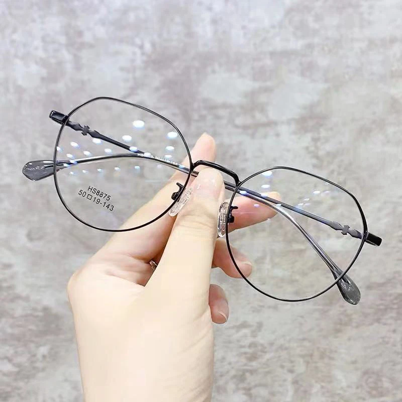 Round Unisex Myopia Glasses Women Men Retro Metal Frame Glasses Anti Blue Light Nearsighted Eyewear очки  -1.0 -1.5 To -4.0