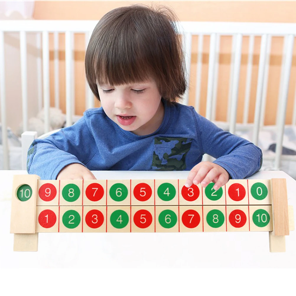 

Math Teaching Aids Addition Ruler Early Education Numbers Matching Geometry Calculation