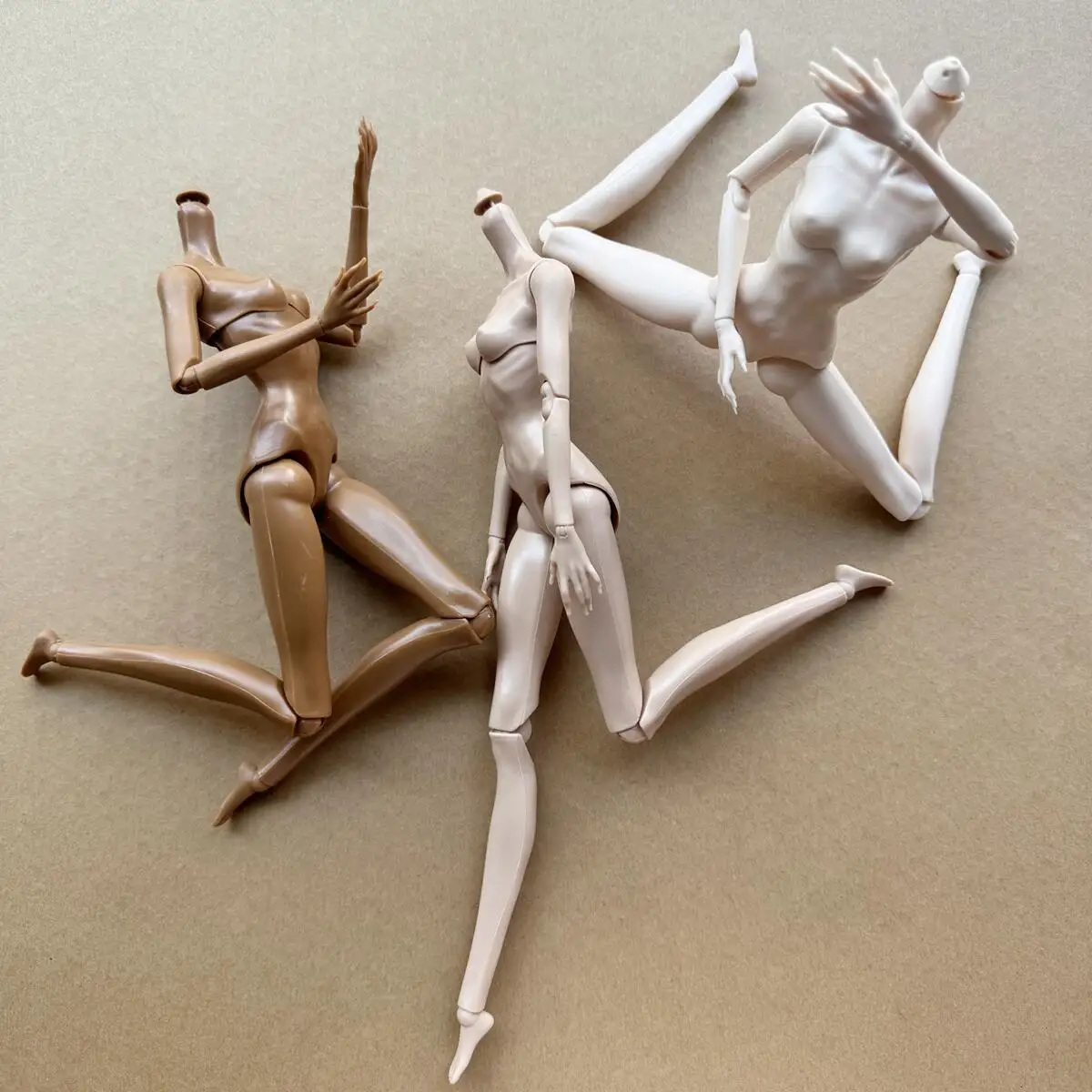 1/6 Scale Super Model Doll Body Muscle Fitness Bodybuilding Joints Movable Solid Frame for FR/IT/Babi Doll Heads