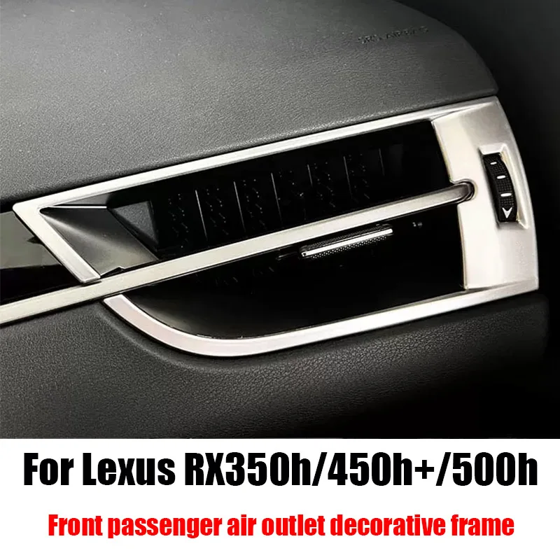 For Lexus RX350h/450h+/500h Front passenger air outlet decorative frame front air conditioning air outlet modified interior