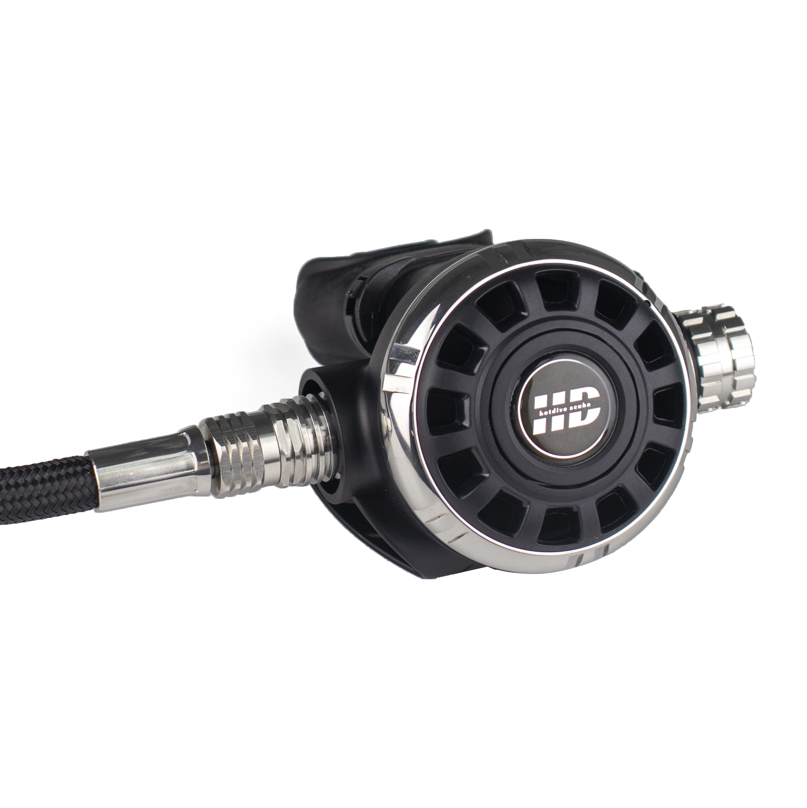 2026 HotDive معدات غطس صمام معدني متوازن قابل للتعديل T4 منظم المرحلة الثانية