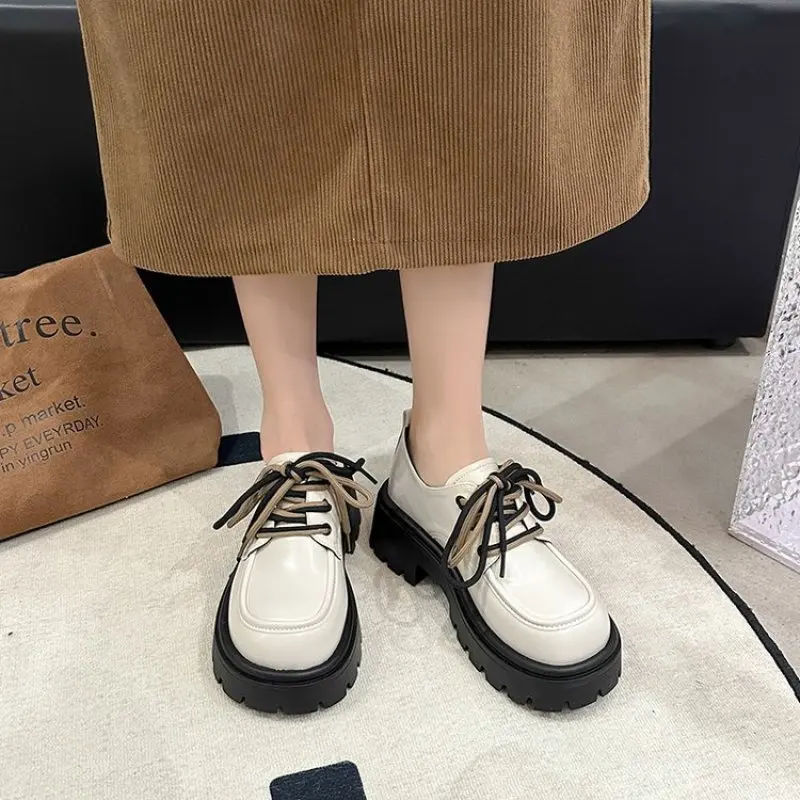 

NEW Uniform Shoes Small Leather Shoes Female British Girl Japanese Wild Retro Shoes Lolita Platform Shoes Fashion Comfort Loafer