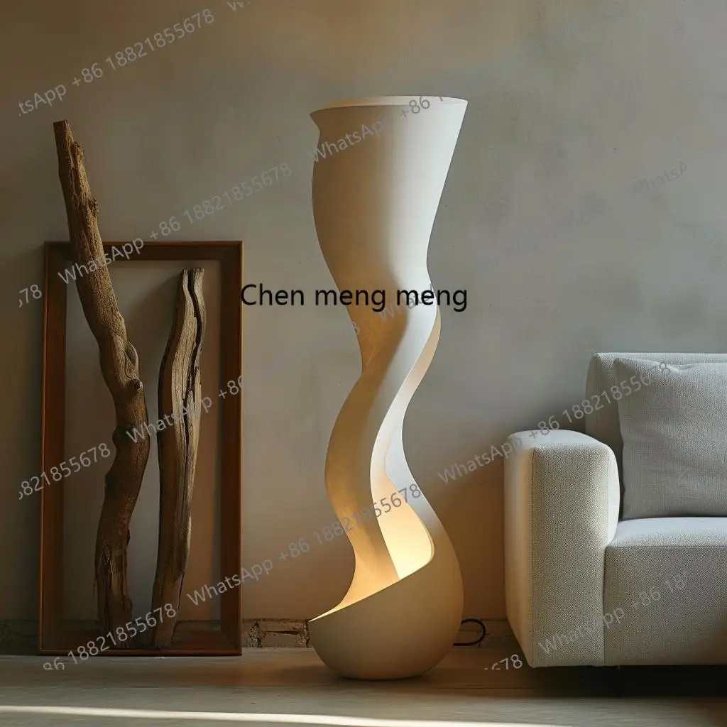 Full spectrum eye protection sofa personalized light luxury ornaments entrance sculpture floor decoration lamps French pleats