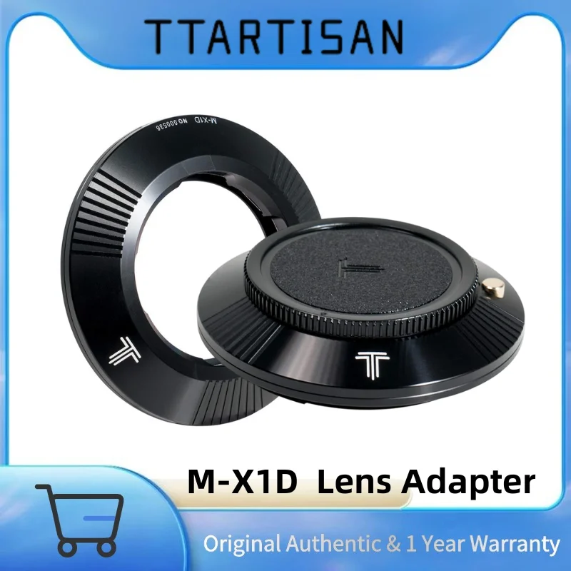 TTartisan M to X1D Adapter Converter Ring for Leica L-Mount Lens to Hasselblad X1D Camera