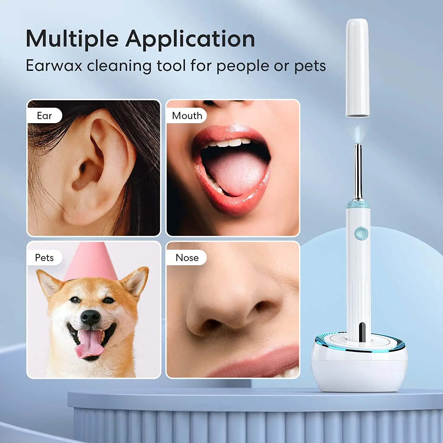 Dr.isla HD Smart Visual Ear Sticks Endoscope High Precision Earpick Camera Otoscope Health Care Ear Cleaner Ear Wax Remover