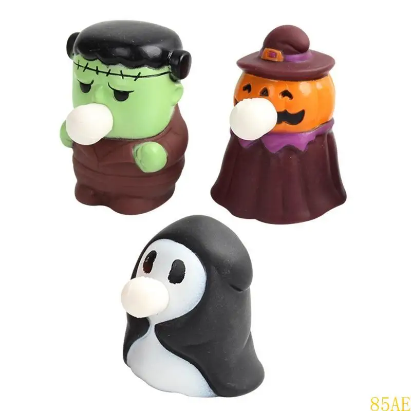 85ae Halloween Squeeze Toy For Kids Stress Balls Zombie Pumpkin