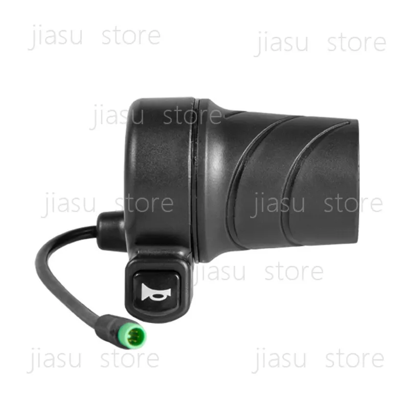 E‑Bike Half‑Twist Electronic Throttle Handle, Accelerator Turn‑Grip Handlebar Grip for Factory Original Ebike Replacement Parts
