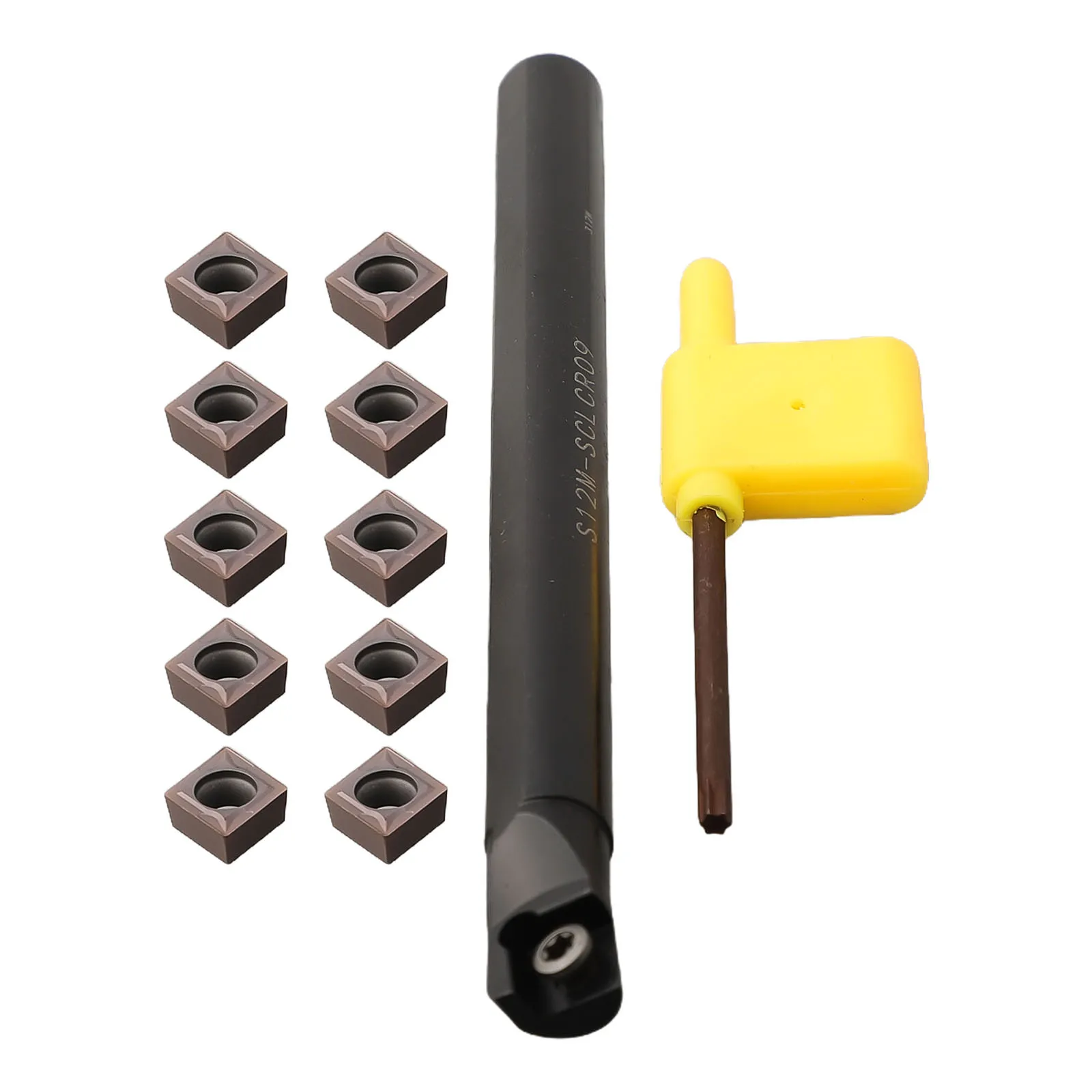 SCLCR Indexable Solid Boring Bar, Internal Turning Tool Shank, Spare Cutting Hardware For Lathe Turning Equipment Maintenance