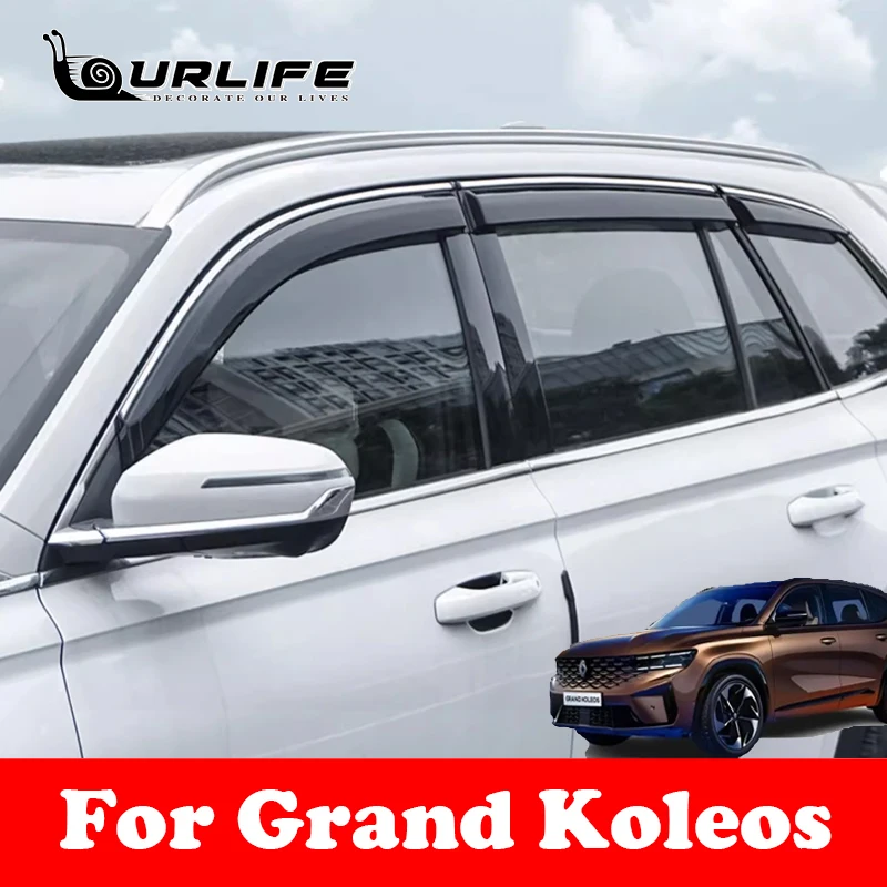 For Grand Koleos  Geely Monjaro KX11 2024 2025 Window Trim Accessories Weathershields Wind Rain Guard Shades Awnings Deflector