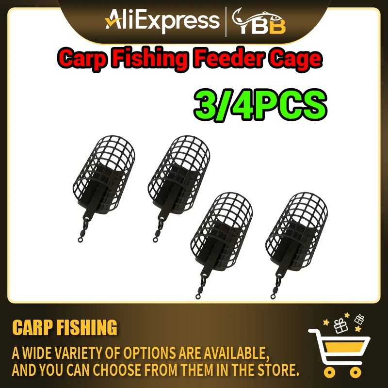 3er- oder 4er-Set Inline-Köderkörbe für Karpfenangeln – Method Feeder für Karpfen-Rig-Setups und Terminal Tackle