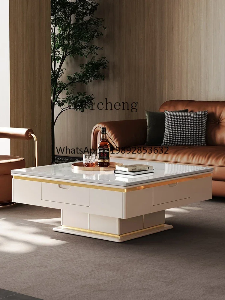 lift mahjong table dining table tea table three-in-one