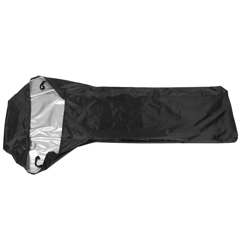 Durable Lawn Tractor Cover with Double Waterproof Coating Silver Anti-Uv Protection Foldable Design Bottom Buckle for Rainproof