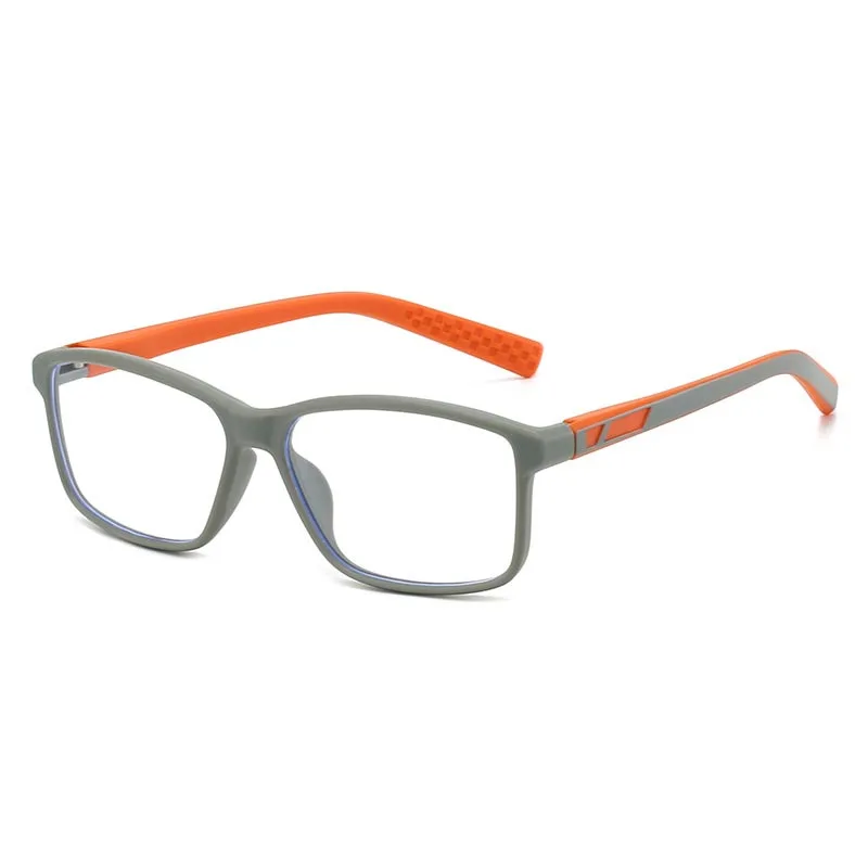 Heren- en damesmode Presbyopiebril met vierkant frame Buitensporten Lente-been Blauw licht blokkerende leesbril