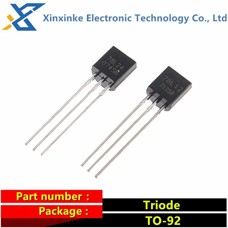 100PCS TO-92 สามขอบควบคุมหลอดตัวควบคุมแหล่งจ่ายไฟ Triode 78L 79L 05 06 08 09 10 12 15 78L05 78L08 79L06 79L12