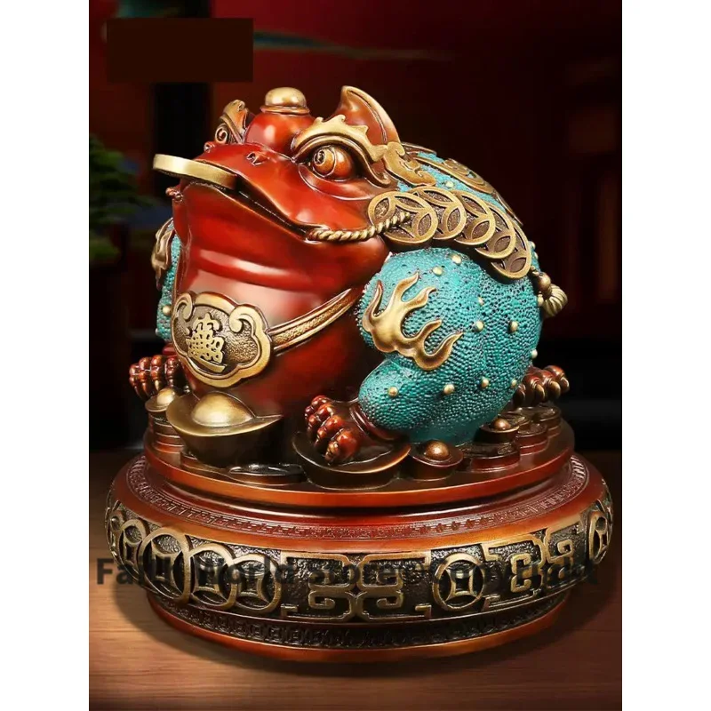 Wealth JIN CHAN 2025 HOME company shop good luck Business career prosperous High grade copper JIN CHAN sculpture Decoration