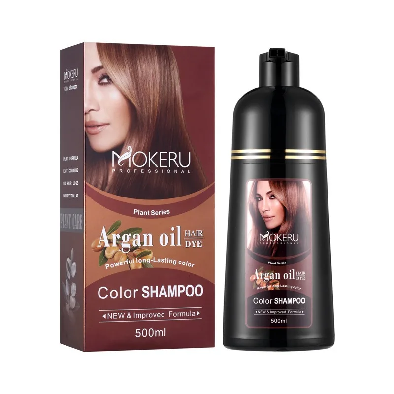 Black Baked Oil Hair Dye Cream Does Not Harm Hair Plant Extract Naturally Covers White Hair Argan Oil Brown Shampoo