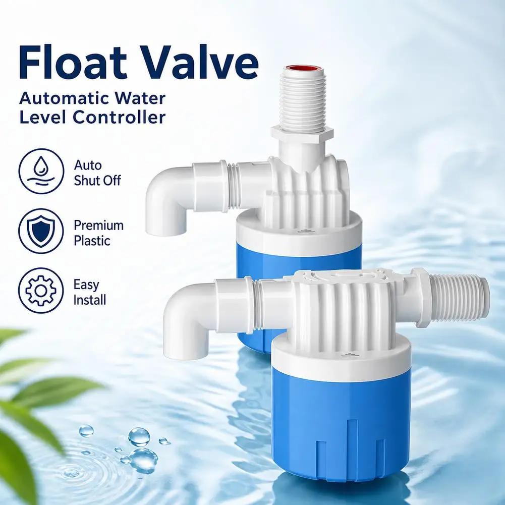 Water Tower Tank Pool Water Level Controller Automatic Buoyancy Valve Replenishment Switch Float Valve