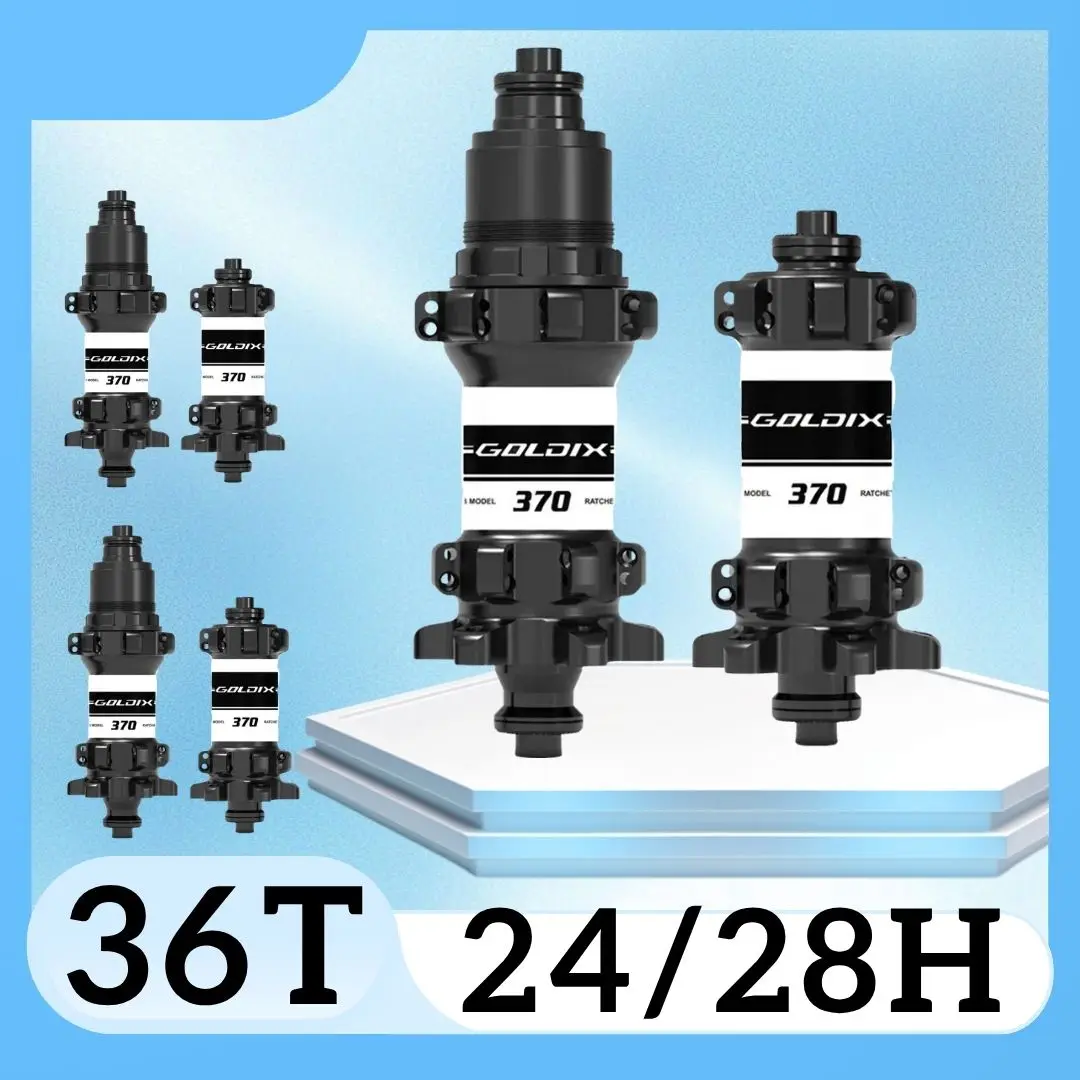 

GOLDIX 370 24-hole 28-hole Road Hub Bicycle Hub Ratchets 28 Holes Front Rear Thunder Masses Ratchet 36T XDR Noisy K7 Cube Bike