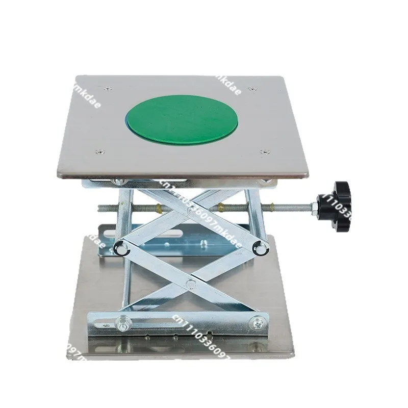 Small stainless steel lift table 200*200 electric, manual aluminum oxide lift table
