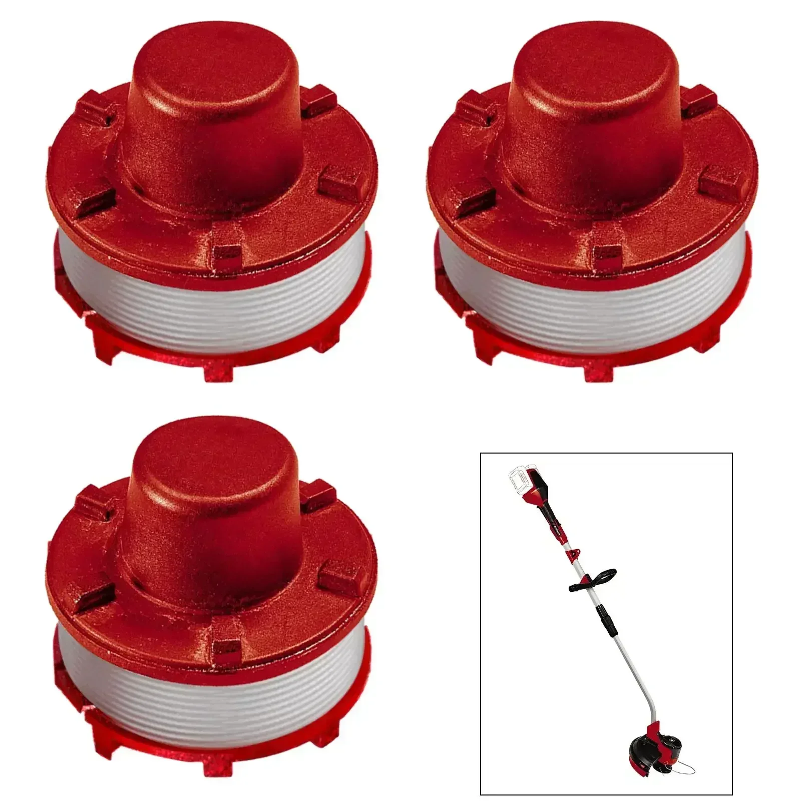 3pcs Grass Trimmer Line For Einhell GE-CT 36/30 Li E Trimmers Brushcutter Spools Replacement Garden Power Tool Accessories