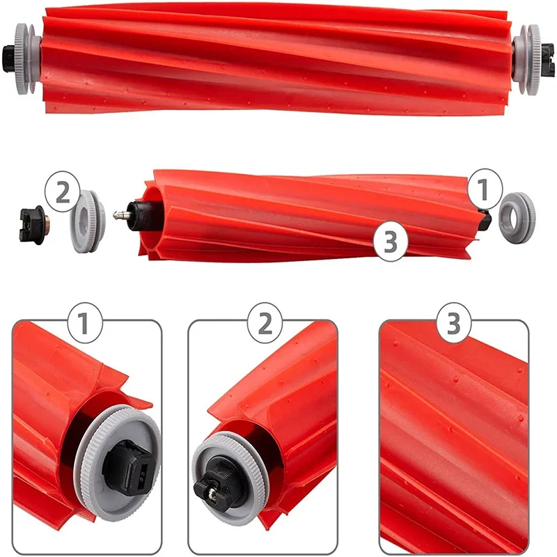 Filtr HEPA główna szczotka boczna Mop tkaniny Pad dla Xiaomi Roborock S7 S70 S7Max S7MaxV T7S T7S Plus zestaw odkurzacz akcesoria