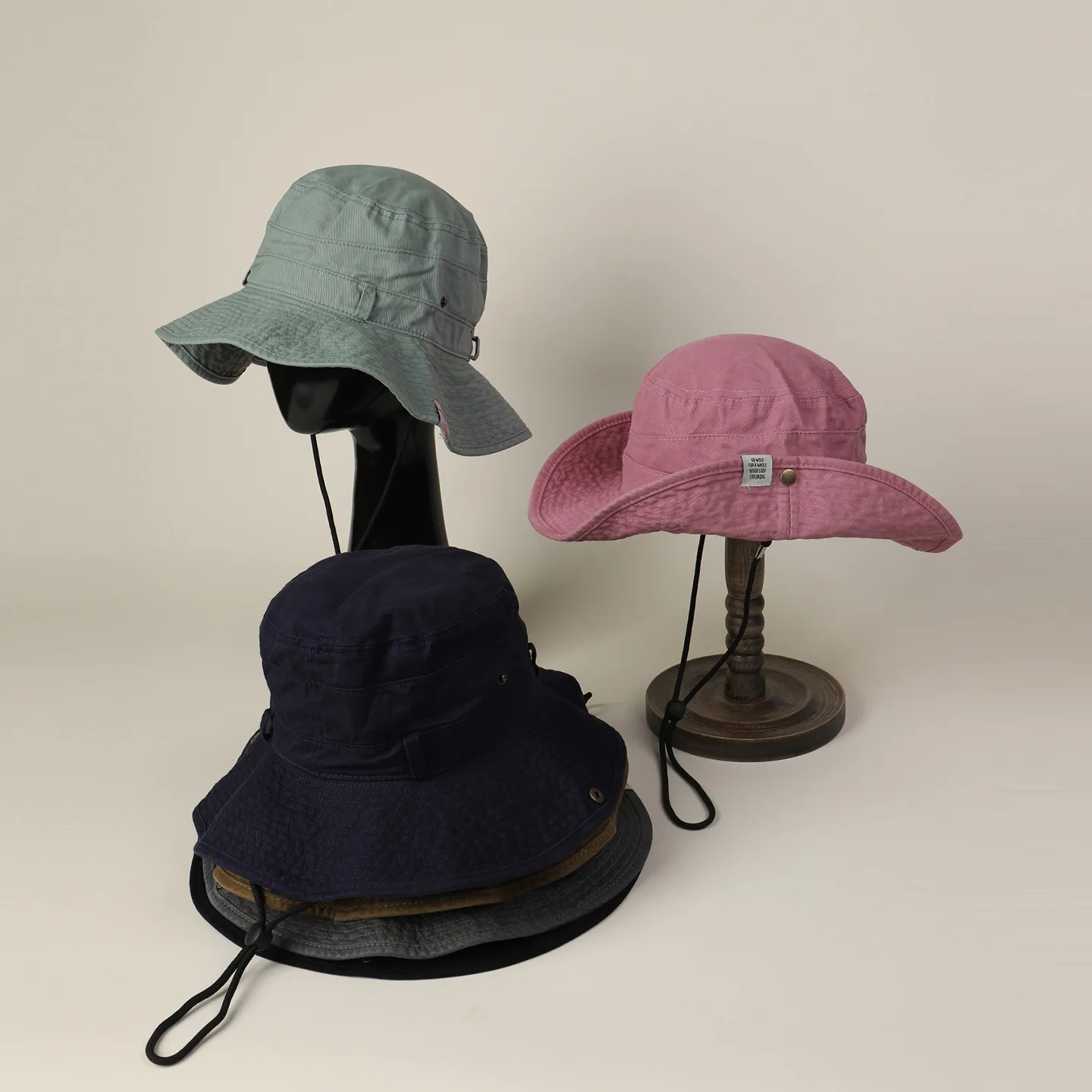 chapeu-de-sol-para-caminhadas-e-acampamentos-ao-ar-livre-unissex-em-algodao-lavado-puro-com-aba-larga-para-montanhismo-chapeu-casual-de-pescador