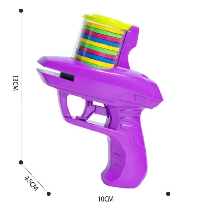 子供用ソフト弾丸銃のおもちゃ：フライングソーサーガン、ラディッシュガン、フォームリピートピストル、安全なフォーム弾、操作が簡単、男の子へのプレゼント