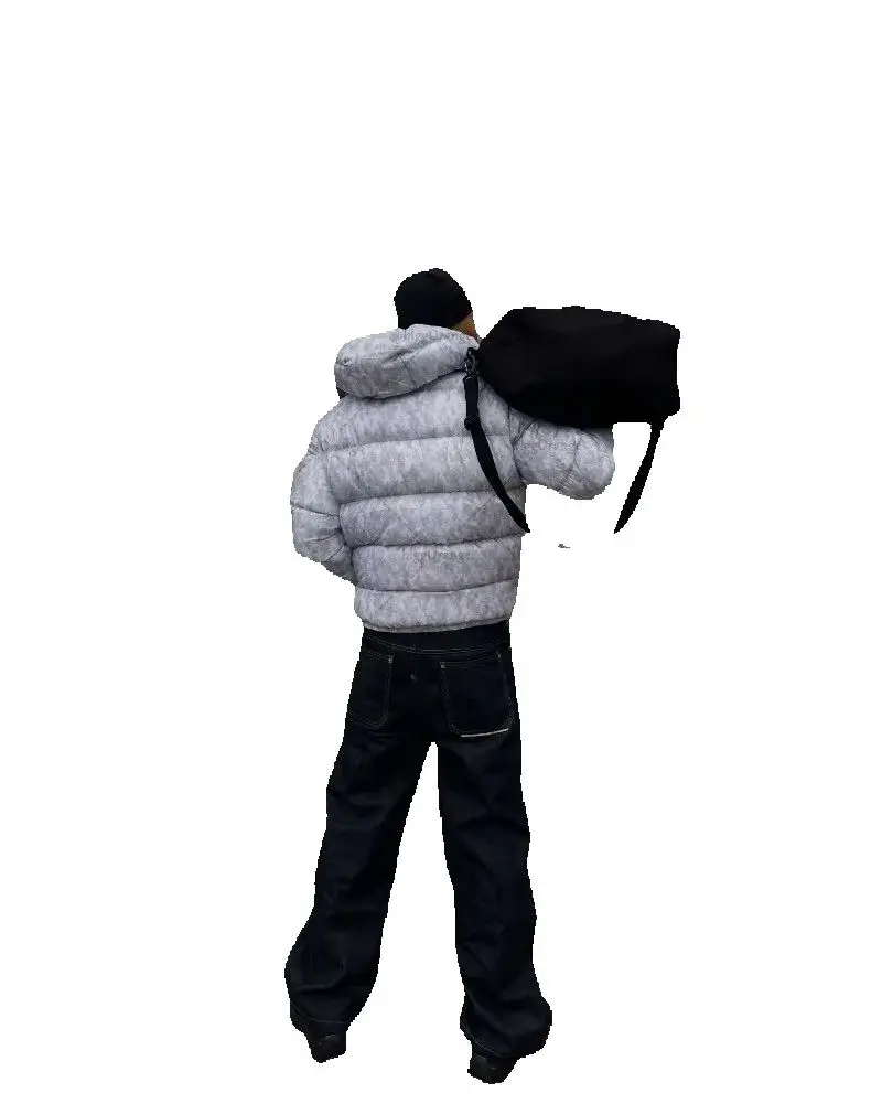 

Европейский и американский Harajuku хип-хоп ретро серый негабаритный пальто на молнии мужской ретро повседневный уличный Y2K черная модная свободная куртка женская