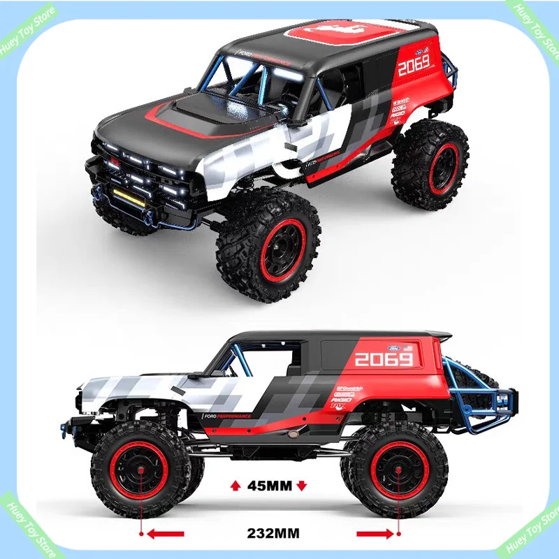 

2025 Mjx 1:12 Brushless H12p Baja1000 Remote Control Car High Speed Fourwheel Drive Climbing Car Off-Road Vehicle Birthday Gift