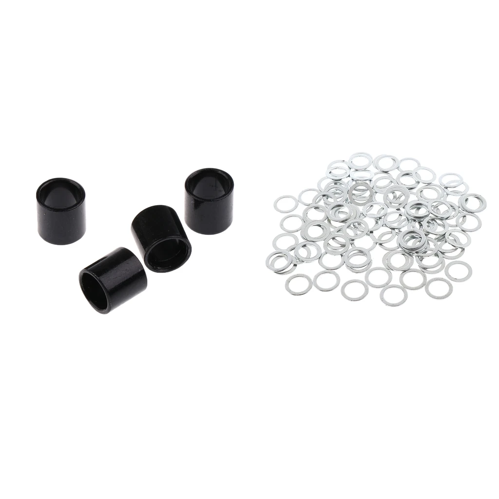 Skateboard Hardware Set 100pcs Truck Washers + 4pcs Bearing Spacers