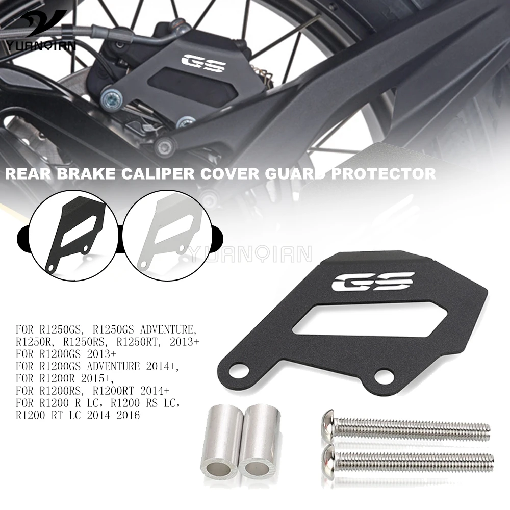 

For BMW R1200GS R1250GS Rear Brake Caliper Cover Guards Motorcycle CNC Protector Covers R 1200 1250 GS Adventure ADV 2014~2022