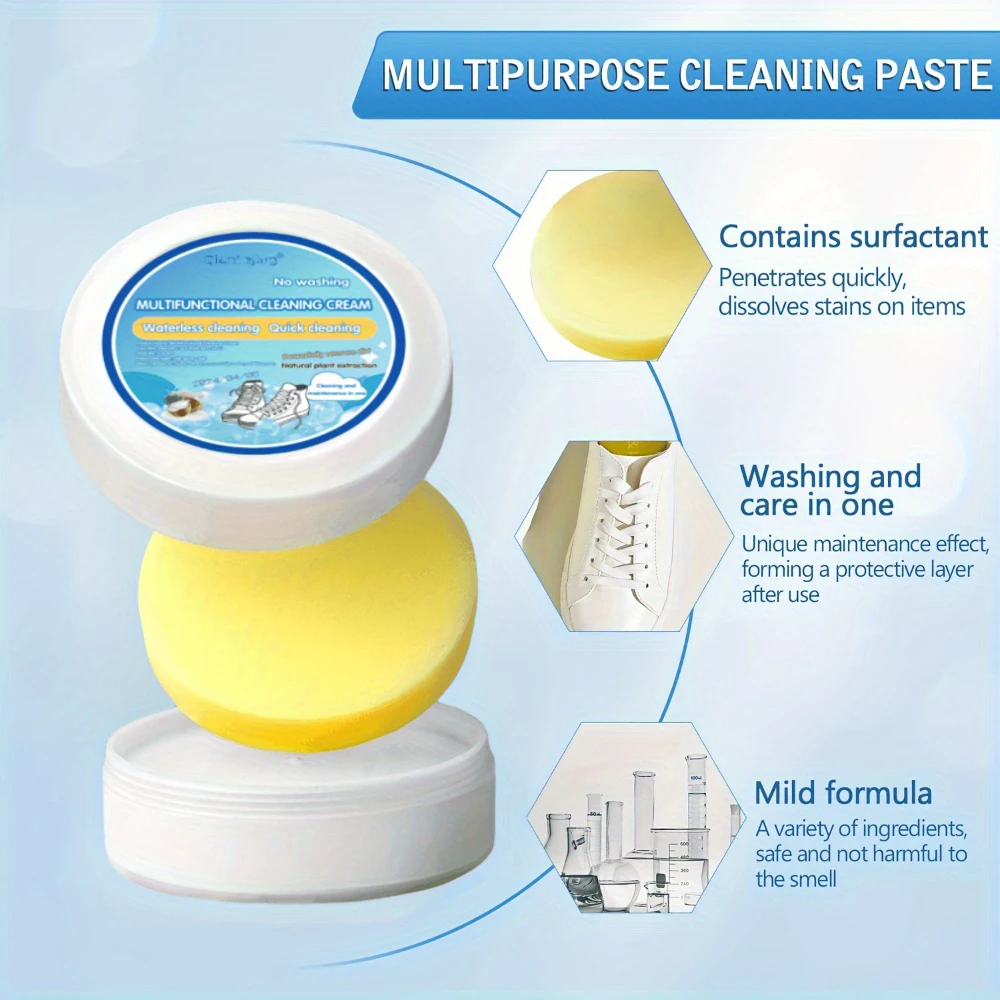 White Sneaker Cleaning Cream,  - đánh giá và giá Sneaker Care Whitener