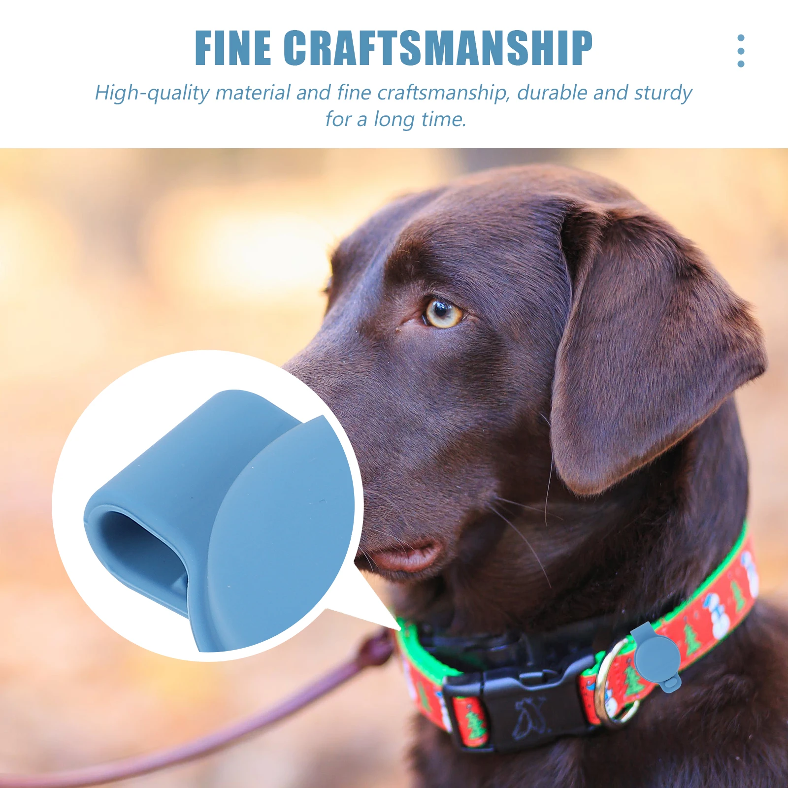 

1pc Pet Locator Protective Case For Dog Collar Shockproof Lightweight Anti Lost Cover Durable Compatible With Apple Pet