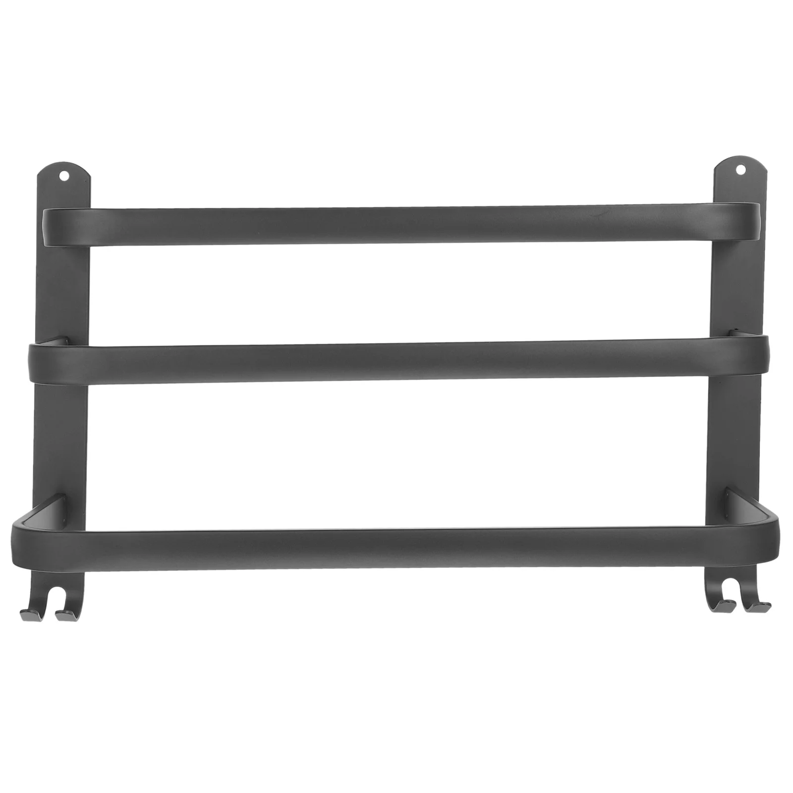 

Aluminum Bathroom Towel Mounted Towel Bar Holder Storage Shelf for Kitchen Bathroom Multifunctional Organizer