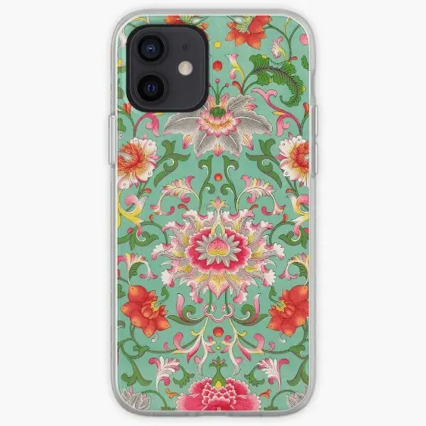 Coque de téléphone Vintage vert Aqua, Orange et rose, personnalisable, pour iPhone 11 12 13 14 Pro Max Mini 6 6S 7 8 Plus X XS XR Max