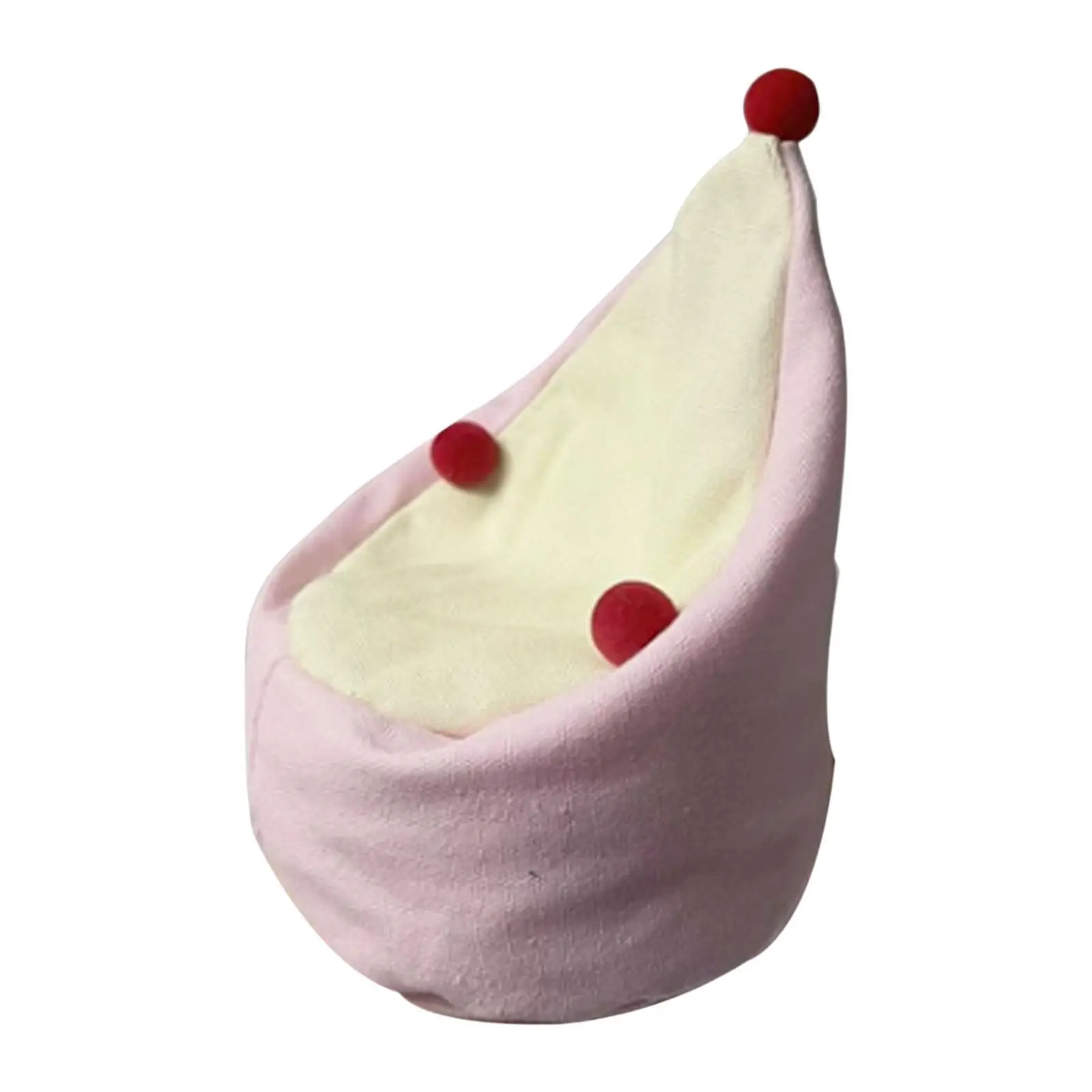 

1/12 Dollhouse Couch Furniture Toy Mini Sofa Dollhouse Accessories Miniature Bean Bag Chair, for Beach Living Room Garden Decor