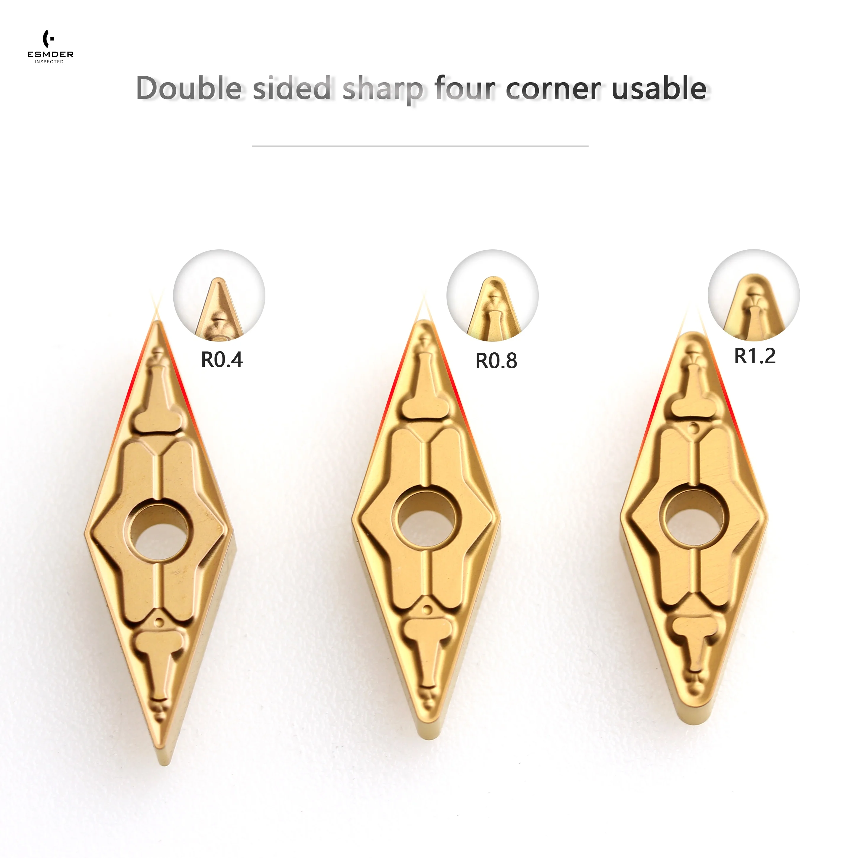 VNMG160404 VNMG160408 VNMG160412 VNMA160408 CNC Cutter Tool lathe turning tools Hard Alloy For Steel Stainless steel Aluminum view 4